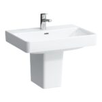 Umývadlo Laufen PRO S 650x465 mm, s 3 otvormi pre batériu, biela