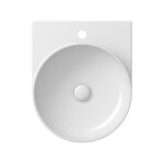 Umývadlo Yard 400 keramické, s otvorom pre batériu/bez prepadu, biela