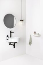 Umývadlo Yard 400 keramické, s otvorom pre batériu/bez prepadu, biela