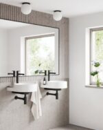 Umývadlo Yard 400 keramické, s otvorom pre batériu/bez prepadu, biela