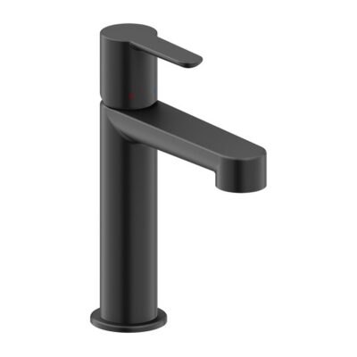 RAVAK Puri Umývadlová stojánková batéria bez výpuste, 190 mm, čierna