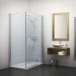 SET Sprchový kút Elegant Line (zástena GBP1 + dvere GDOP1, pravé), chróm/číre sklo