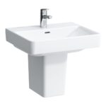 Umývadlo Laufen PRO S 550x465 mm, s 3 otvormi pre batériu, biela