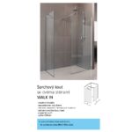 MEREO Novea Sprchová stena WALK IN 130x200 cm, chróm/sklo číre 8 mm