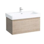 Skrinka pod umývadlo Laufen PRO S 81x45x39 cm, so zásuvkou, svetlý dub