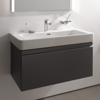 Skrinka pod umývadlo Laufen PRO S 81x45x39 cm, so zásuvkou, grafit