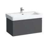 Skrinka pod umývadlo Laufen PRO S 81x45x39 cm, so zásuvkou, grafit