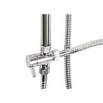 Sprchový set k batérii so spodným vývodom NOVASERVIS, chróm