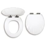 Prestige WC sedátko MDF, tvarované drevo, biela