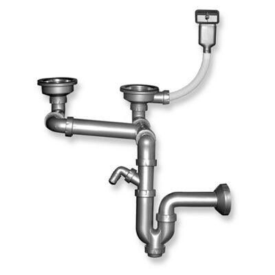 Sifon drezový otvor 89 mm prepadu z drezu - plast, NSP620