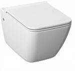 Set CUBITO PURE Závesné WC s WC sedadlom, biela/Jika Perla