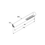 Kludi NOVA FONTE Ručná sprcha 1S, matná čierna