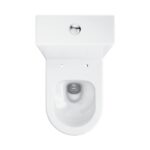 WC kombi Optima RimOff set s doskou SoftClose, biela