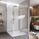 Mereo NOVEA Sprchový kút 90 cm, štvorec, pravý, chróm ALU/sklo, číre 6 mm