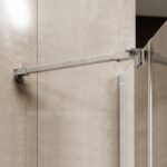 Mereo NOVEA Sprchový kút 90 cm, štvorec, pravý, chróm ALU/sklo, číre 6 mm