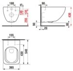 Jika PURE "pack" WC závesné s WC doskou Slowclose, biela, H8664240000001