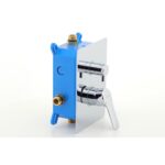 Podomietková batéria s boxom 2 vývody METALIA 54, chróm