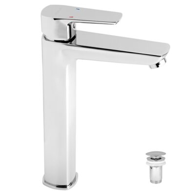 Umývadlová batéria s odpadovou súpravou METALIA 58 ECO, chróm