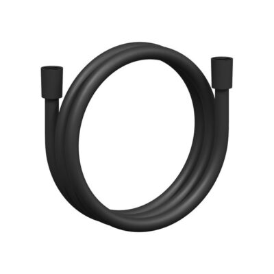 Sprchová hadica 150 cm, čierna z odolného plastu