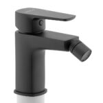 Bidetová batéria s odpadovou súpravou METALIA 58, čierna matná