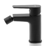 Bidetová batéria s odpadovou súpravou METALIA 58, čierna matná