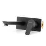 Umývadlová podomietková batéria METALIA 58, čierna matná