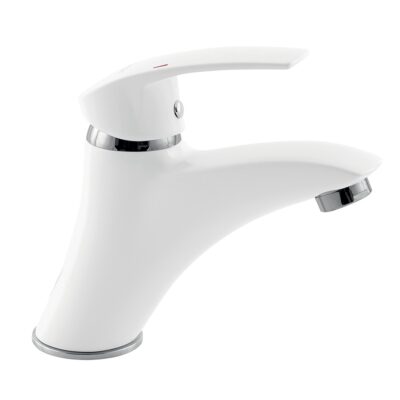 Umývadlová batéria bez odpadovej súpravy METALIA 57, biela/chróm