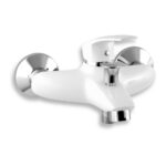 Nástenná vaňová batéria bez príslušenstva METALIA 57, biela/chróm