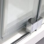 Posuvné sprchové dvere do niky CARIBA LINE CI D2L 1300x2000 mm, Brillant/sklo, číre