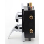 Podomietková batéria s boxom 2 vývody METALIA 57, chróm