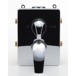 Podomietková batéria s boxom 2 vývody METALIA 57, chróm