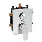 Podomietková batéria s boxom 3 vývody METALIA 57, chróm