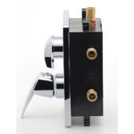 Podomietková batéria s boxom 3 vývody METALIA 56, chróm