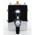 Podomietková batéria s boxom 3 vývody METALIA 56, chróm