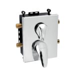 METALIA 55 Podomietková batéria s boxom, 2 vývody, chróm