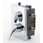 METALIA 55 Podomietková batéria s boxom, 2 vývody, chróm