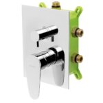 Podomietková batéria s boxom Titania SMART, 3 vývody, chróm