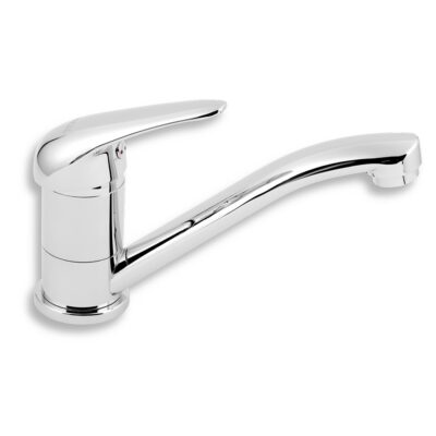 Umývadlová a drezová stojanková batéria Titania HIT, chróm