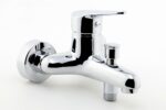 Vaňová nástenná batéria bez sprchovej súpravy 100 mm TITANIA Iris New, chróm