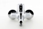 Vaňová nástenná batéria bez sprchovej súpravy 100 mm TITANIA Iris New, chróm
