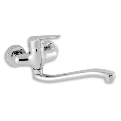 Drezová umývadlová nástenná batéria Titania Iris New, chróm