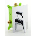 Podomietková batéria s boxom Titania Iris New, 2 vývody, chróm