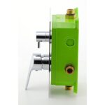 Podomietková batéria s boxom Titania Iris New, 2 vývody, chróm