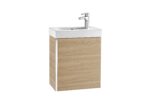 Skrinka s umývadlom Roca MINI 450x250x575 mm, dekoratívny dub