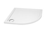 Štvrťkruhová sprchová vanička 80x80 cm,  Aquatek SMC, biela