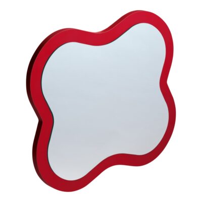 Zrkadlo Laufen FLORA KIDS, kvet, červená