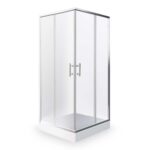 Štvorcový sprchový kút Roth ORLANDO NEO 900×900 mm, Brillant/matné sklo