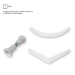 SET Štvorcový sprchovací kút s vaničkou 90x90x185 cm MEREO Kora Lite + sifón, chróm ALU/sklo, číre