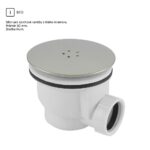 SET Štvorcový sprchovací kút s vaničkou 90x90x185 cm MEREO Kora Lite + sifón, chróm ALU/sklo, číre