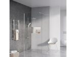 Walk In Wall SET Sprchový kút s upevňovacím profilom 1100x2000 mm, lesklý chróm/sklo, číre